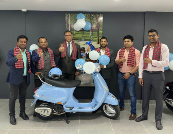 कान्तिपथमा खुल्यो भेस्पा अप्रिलियाको नयाँ शोरुम