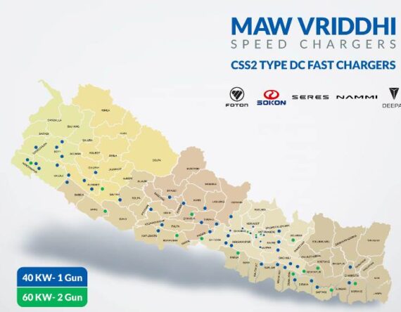 १२५ चार्जिङ स्टेशन सञ्चालनको तयारीमा एमएडब्लु वृद्धि