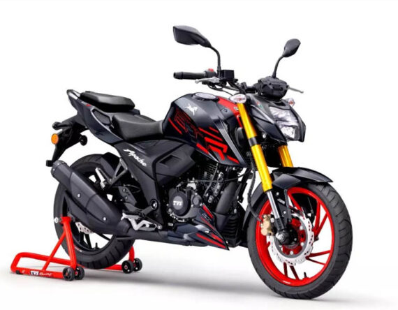 टीभीएस अपाचे आरटीआर २०० ४भी लन्च