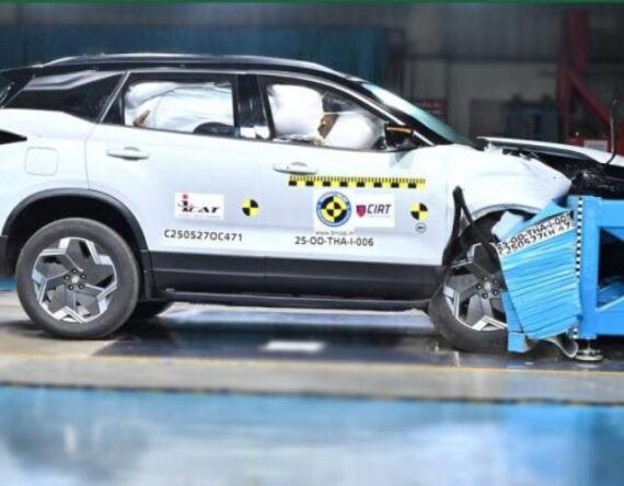 टाटा ह्यारियर ईभीले पायो क्र्यास टेष्टमा ५ स्टार रेटिङ