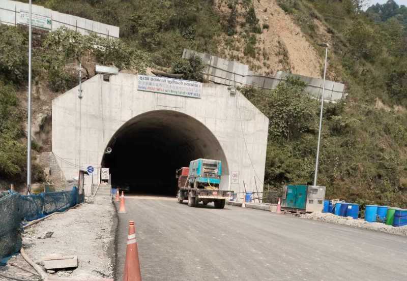नागढुंगा सुरुङमार्ग साउन दोस्रो सातादेखि सञ्चालन गर्ने तयारी