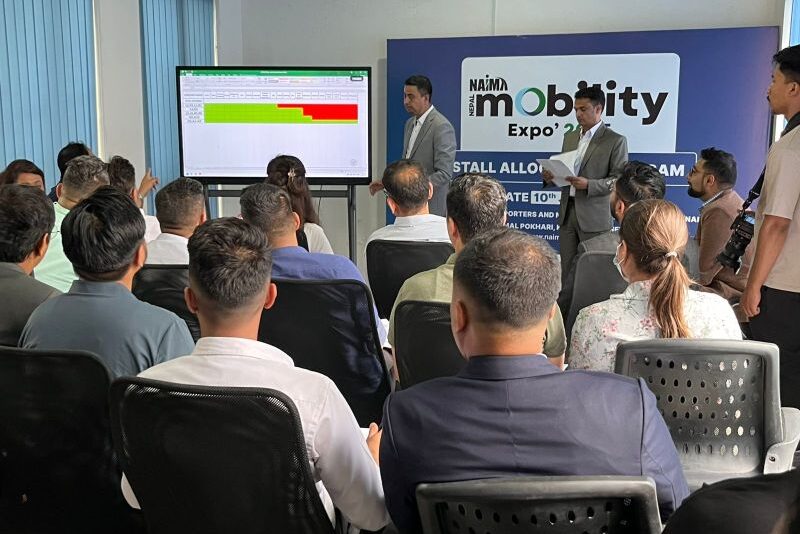 नेपाल मोबिलिटी एक्सपो २०२५ को स्टल बाँडफाँड सम्पन्न, यी ब्रान्ड सहभागी हुँदै