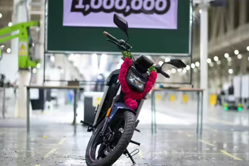 ओला इलेक्ट्रिक : १० लाख इलेक्ट्रिक दुई पाङ्ग्रे सवारी साधन उत्पादन गर्दै नयाँ रेकर्ड कायम