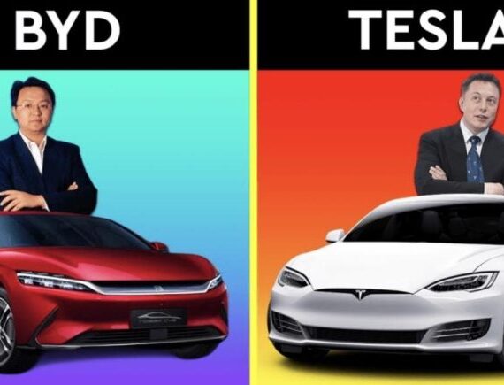 ग्लोबल प्योर इलेक्ट्रिक भेइकलमा लिडर बन्दै बीवाईडी, ४ लाख युनिटले पछि प-यो टेस्ला