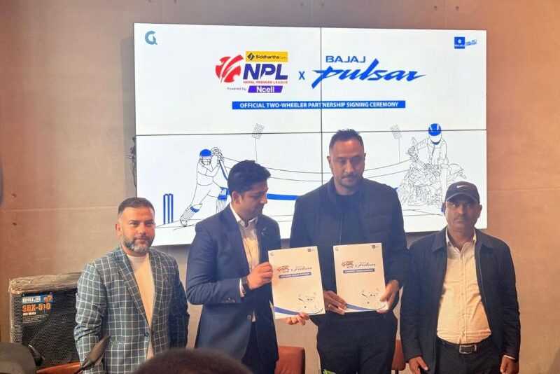 बजाज पल्सर बन्यो एनपीएलको ‘टु ह्विलर पार्टनर’, तीन मोटरसाइकल पुरस्कार दिने