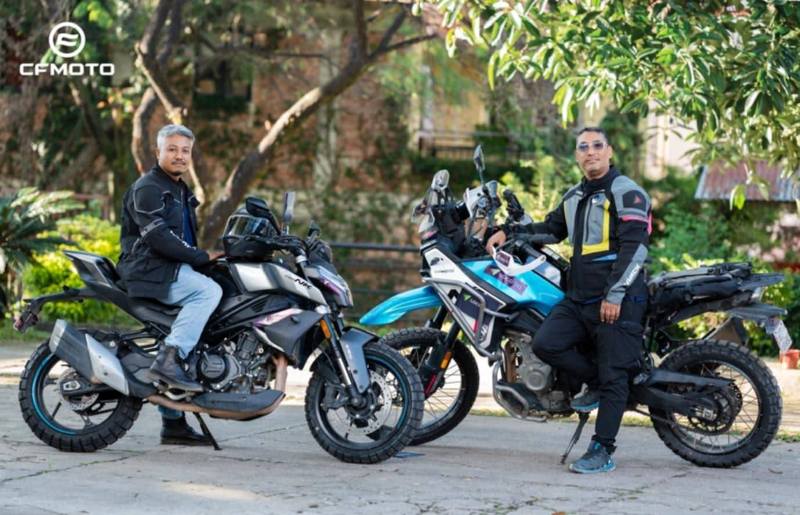 चर्चित दुई राइडरद्वारा सीएफमोटो बाइकमा आइरन बट च्यालेन्ज प्रयास, एक ऐतिहासिक कदम