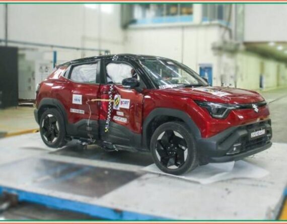 क्र्यास टेष्टमा सुजुकी ई भिटारालाई ५ स्टार रेटिङ