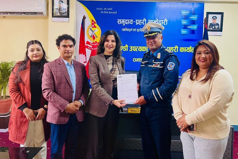 नाइमाद्वारा यातायात व्यवस्था विभाग र ट्राफिक प्रहरी कार्यालयलाई सहयोग हस्तान्तरण