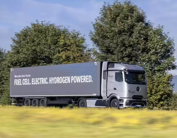 मर्सिडिज बेन्जद्वारा हाइड्रोजनबाट चल्ने नेक्स्टजेन एच–टु ट्रक सार्वजनिक