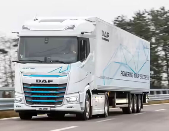 अब घरजस्तै आरामदायी क्याबिनसहित डीएएफका नयाँ इलेक्ट्रिक ट्रक