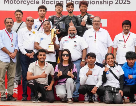 एमएमएससी नेपाल टीभीएस रेसिङ सम्पन्न, श्रीहरि पौडेलको शानदार जित