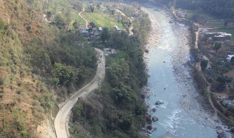 म्याग्दी र मुस्ताङलाई राष्ट्रिय राजमार्गसँग जोड्ने मालढुङ्गा–बेनी सडक स्तरोन्नति