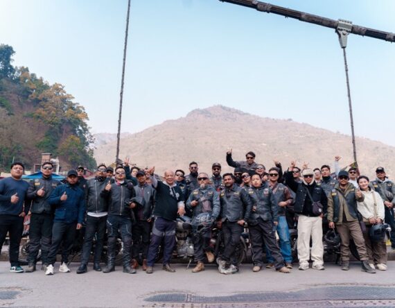 काठमाडौं–राइनसकोट बुलेट राइड सम्पन्न, ‘दि वल्ड स्कुल मोटरसाइकल’ क्लवका ४० राइडर सहभागी