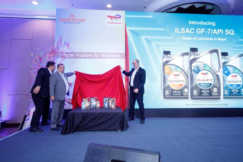 प्यासेन्जर कार सेगमेन्ट र मोटरसाइकलका लागि टोटल इनर्जिजले नेपाल भित्र्यायो पहिलो नयाँ लुब्रिकेन्ट प्रविधि