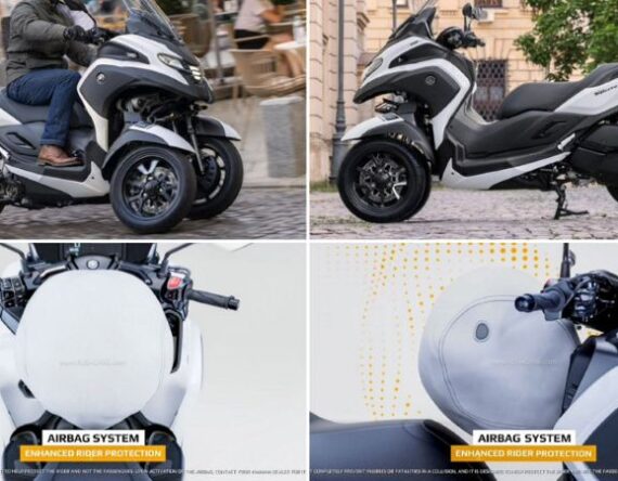 यामाहाले ल्यायो विश्वकै पहिलो एयरब्याग सहितको स्कुटर