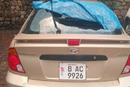 कुरिनटारमा असिनाले ७४ गाडीमा क्षति