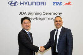 हुन्डाई र टीभीएसको साझेदारीले पायो औपचारिकता, इलेक्ट्रिक थ्री ह्विलर निर्माण गर्ने