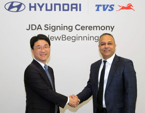 हुन्डाई र टीभीएसको साझेदारीले पायो औपचारिकता, इलेक्ट्रिक थ्री ह्विलर निर्माण गर्ने