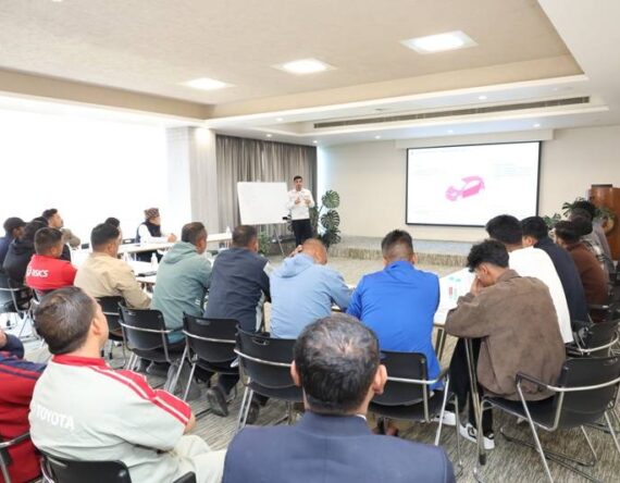 नाइमाको समन्वयमा हाइब्रिड सवारीसाधन मर्मतसम्बन्धी तालिम