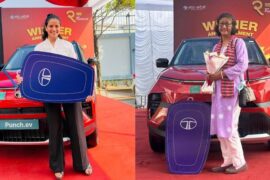 भाटभटेनीमा सामान किनेका दुई जनाले जिते टाटा पन्च ईभी