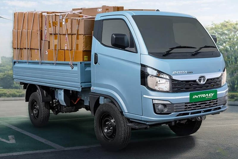 टाटा इन्ट्रा ईभी पिकअप लन्च, २११ किलोमिटर रेन्ज र १७५० केजी वहन क्षमता