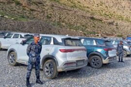 कोरला नाकाबाट भित्रिएका ७७४ विद्युतीय कार सशस्त्र प्रहरीको नियन्त्रणमा