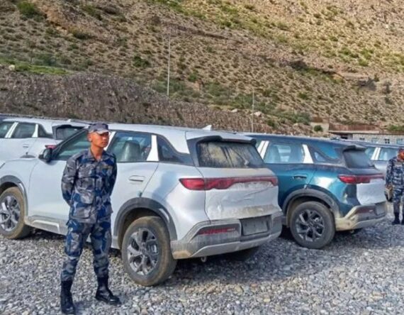 कोरला नाकाबाट भित्रिएका ७७४ विद्युतीय कार सशस्त्र प्रहरीको नियन्त्रणमा