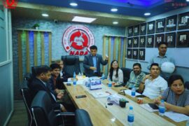 एचपी प्रेजेन्ट्स नाडा अटो शो २०२६ हुने : स्टलका लागि गोला प्रथा सम्पन्न