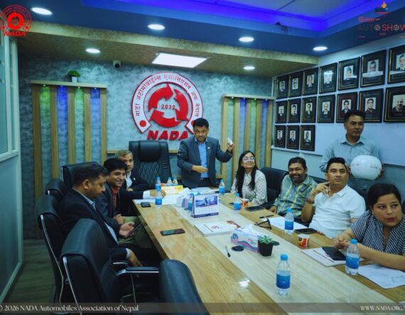 एचपी प्रेजेन्ट्स नाडा अटो शो २०२६ हुने : स्टलका लागि गोला प्रथा सम्पन्न