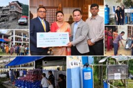 म्याक्ससद्वारा विपद् प्रभावित समुदायका लागि ८० लाख बराबरको राहत सहयोग प्रदान